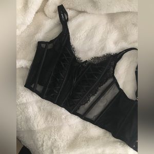 SOLD | Victoria Secret Corset Top Black Lace | NWT